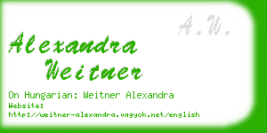 alexandra weitner business card